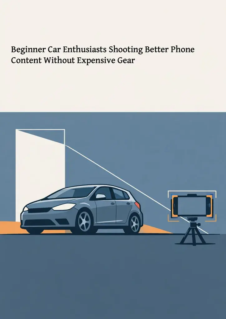 Beginner Car Enthusiasts Shooting Better Phone Content Without Expensive Gear — cover